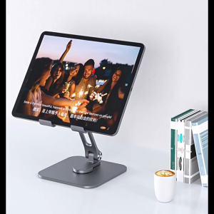 Lemorele 360° Rotating Tablet Stand Adjustable Ipad Mobile Handphone Dock Holder Metal Tablet Mount