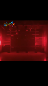 ไฟเลเซอร์ 8 หัว 500mW 100W ควบคุมเสียงและ DMX512 ไฟเวที ปาร์ตี้ ผับ ดีเจ คาราโอเกะ disco light