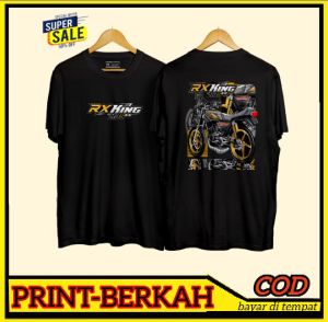 KAOS DISTRO DEWASA SABLON SATUAN DTF EDISI RXKING LENGAN PENDEK COMBET 30-S BEST QUALITY PREMIUM