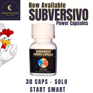 Doc Ike Subversivo Power Capsules (30pcs)(90pcs)(150pcs) | Gamefowl Supplement | Nutritional Support | MoonStars Vet