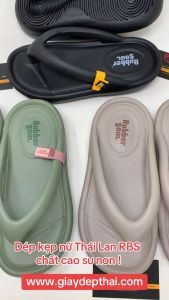[HCM]Dép nữ đúc Thái Lan xỏ ngón RUBBER SOUL RBS 8 cao su chính hãng