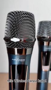 Mic Wireless Murah Isi 2 Mic Wireless Original Bahan Besi Advance MIC 301 Mic Tanpa Kabel Bisa Dicas TipeC TOKO SINAR AUDIO
