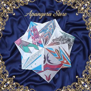 layangan kertas motif random 60pcs layangan murah