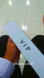 TIBBO Name Plate Acrylic Transparant 7 x 30 cm Papan Nama Segitiga Akrilik 2 Sisi