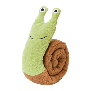 DogLemi Cute Dog Snuffle Toy Plush IQ Training Pet Puzzle Toys Squeaky Slow Eating Bowl Interactive For Small Medium Dogs Stress Relief