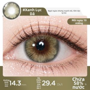Mắt Kính Kontakt Dưỡng Ẩm Mềm Mại Đeo Một Ngày Đường Kính Lớn