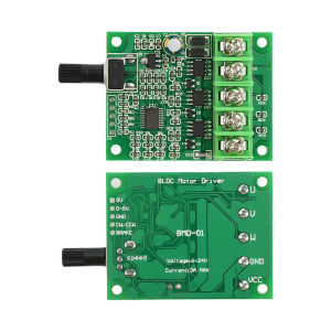 Aideepen | DC Three-Phase Brushless Hall Motor Control Board Speed Controller for Optical Drive Hard Disk Fan 6V/12V/24V