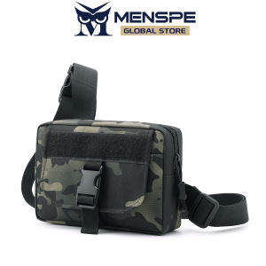 MENSPE Mens Chest Bag Fashion Cross-Body Bag Outdoor Waterproof Shoulder Bag Camouflage Sports Bag Large Capacity Bag For Men