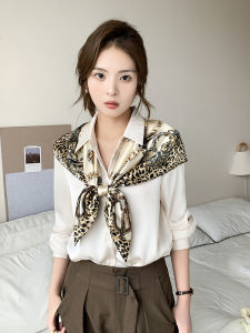 Khăn Choàng Cổ Lụa Cổ Điển Dành Cho Nữ Mùa Xuân Hè Mỏng Thời Trang Đa Năng Khăn Choàng Lớn Che Nắng Khăn Choàng