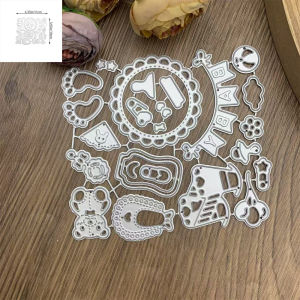 1pc Baby/Newborn Products Set Metal Cutting Dies for DIY Scrapbooking Paper Greeting Card Making Album Decoration Embossing Mold
