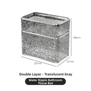 Non-Drill Aesthetic Luxury Tissue Box