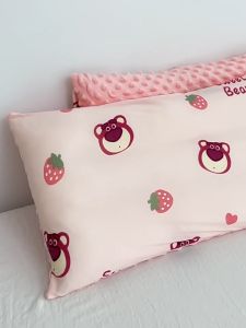 เครื่องดื่มหมอนเด็กยางพาราหมอนหลูมาสามารถช่วยให้เด็กนอนหลับ 0-10 ปี นุ่มสบายรับสีรั้งการนอนได้ดี สี COD