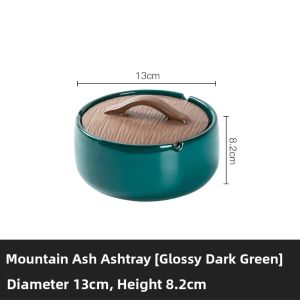 JISU | Covered Dustproof Retro Large Ashtray