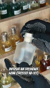 [ 1 PCS ] BOTOL KOSONG MINYAK WANGI 48ML DIFFUSER AIR FRESHENER ( FROSTED AB-101 )