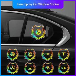 Car Body Color Laser Decoration Car Logo Stickers Are Noble and Dazzling for ford ranger ecosport focus 5d kuga fiesta t6 t7 t8 territory everest ka fusion Accessories