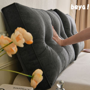 Cloud Velvet Simple Bed Head Soft-backed Cushion