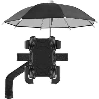 Giá Đỡ - Kẹp Điện Thoại Gắn Xe Máy HT507 có ô dù che mưa che nắng Chống Cướp Cực Chắc Chắn