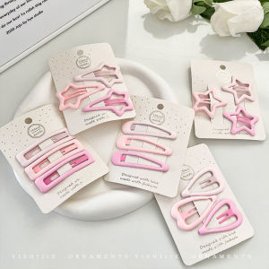 Kẹp Tóc Dễ Thương Màu Hồng Cho Bé Gái Phụ Kiện Tóc Cho Trẻ Em Kẹp Tóc Phong Cách Hàn Quốc Kẹp Tóc Cho Bé Gái Kẹp Tóc Cho Bé Gái