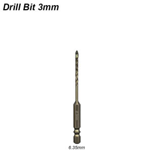 4 Flute Eccentric Drill Bit Carbide Tip Serrated Jag Masonry Oxide Dry Ceramic Tile Glass Marble Concrete Wall Stainless Steel