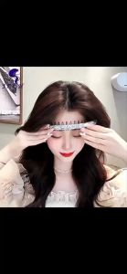 JZBH-ที่คาดผมแฟชั่น ที่คาดผมแบบมีซี่กันลื่น ประดับเพชร แฟชั่นเกาหลี