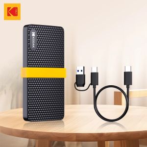 Ổ Cứng Di Động SSD Kodak X200 USB 3.1 Type C 2TB 1TB 512GB 256GB Cho PS4 Laptop Macbook PC - Ổ Cứng Thể Rắn Tốc Độ Cao