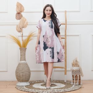 Wishara Batik - Daster Rayon Premium Daster Ld 120 Daster Selutut Daster Kekinian Daster Busui Daster Jumbo Dress