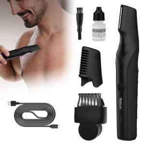 Electric Body Hair Trimmer for MenCordless Waterproof Razor Portable Pubic Hair Trimmer for Ball/Groin Pubic Sensitive Area