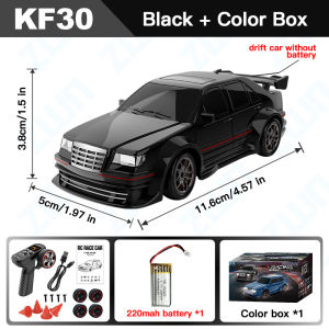 ZWN KF30 1:43 4WD Drift Racing RC Car With Gyroscope Speed Real Lighting and Damping High Speed Remote Control Cars For Kids Toy