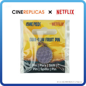 [Cinereplicas x Netflix] One Piece peripheral brooch cartoon Gum Gum Fruit badge student backpack brooch badge anime decoration