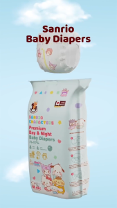 [Trial Pack] Iconic Babycare x Sanrio Premium Day & Night Baby Diapers NB/ S/ M/ L (2pcs/pack)