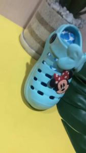 Sandal baby prewalker minnie mouse hak tinggi 3cm / Oricon 602 / sandal bayi lucu (20-23)