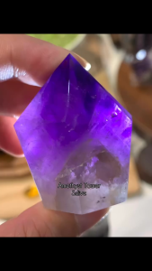 一颗能量释放器🔮 全晶紫塔 Amethyst Tower⚡️ authentic