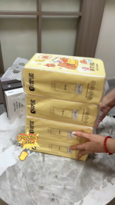 【4 packs 3000 Sheets】Botare Hanging Tissue Paper With Hook Tissue Ppaper For FaceRestaurant KitchenHouseholdSoft And Light SkinNative Wood Pulp Not Easily Broken By Water No Fluorescent Agent Safe And Additive Free  3Ply Big Size 130x175mm ﻿