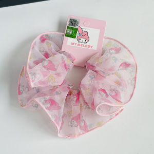 Sanrio Fabric Hair Ties Cute Patches Dogs Gummy Bear Hair Bands Sweet Style Fairy Atmosphere Hair Accessories for Girls
