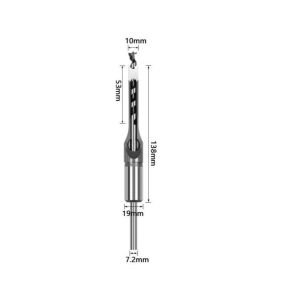 (ORICOD)4pcs Mata bor bobok kayu 6.4/8/9.5/12.7 mm / Chisel Set / Mortising Chisel