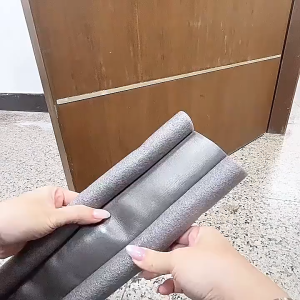 แถบปิดผนึกด้านล่างประตู คิ้วกั้นประตู ที่ปิดช่องบานประตู กันฝุ่น กันแมลง กันแอร์ออก ป้องกันเสียง