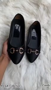 Flatshoes Wanita Kikinian 2024 Model Manik Simple CATELIN