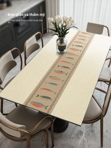 LUOYOUTE | Leather Waterproof & Oil-Proof Heat-Resistant Table Cloth