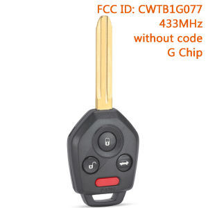 KEYECU CWTB1G077 Remote Car Key Fob for Subaru Ascent Impreza Crosstrek Legacy Outback 2017 2018 2019