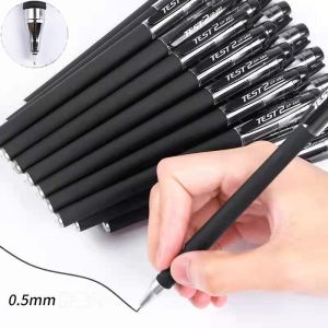 60pcs =10 gel pen+50 pen ink Refill 0.5mm Ink Gel Pen set for School Office Writing Stationery Writing Supplies COD