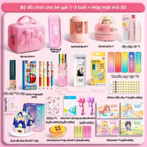 deli | Bộ Quà Văn Phòng Phẩm Hấp Dẫn cho Học Sinh Tiểu Học và Trung Học