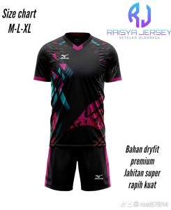 Baju bola pasang nama nomor punggung