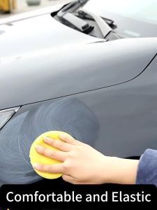 Tyre Wax Sponge High Quality Polyester Sponge Soft Applicator Pad Polish Wax Sponge Span Wax Kereta