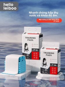 HELLOLEIBOO | Tấm Thấm Hút Nước Tiểu Chó Con Khử Mùi 100 chiếc