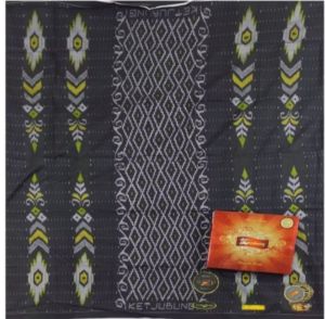 SARUNG KETJUBUNG PLATINUM GOL SILVER HITAM