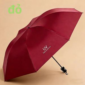 Ô Dù Du Lịch Nhỏ Gọn Chống Gió Chống Nước Thời Trang Chất Liệu Nylon 190T Gấp 5 Đoạn Dùng Được Cho Trời Nắng Trời Mưa Tiện Lợi Cho Người Đi Phượt