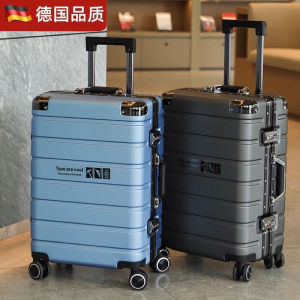 Durable Aluminum Frame Luggage Bag with Password Lock Travel Suitcase for Men And Women Students Universal Wheel Carryon Bag