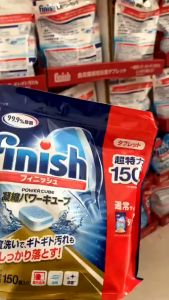 Viên rửa bát Finish Nhật 150 viên/ túi  viên thông dụng tiện lợi cho nhiều loại máy