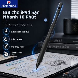 Bút Cảm Ứng Dành Cho iPad 2018-2026 Bộ Dụng Cụ Dành Cho Sinh Viên Mới Có Chức Năng Tự Động Tắt Nguồn 5 Phút Chống Chạm Lòng Bàn Tay Sạc Nhanh 10 Phút Dùng Để Vẽ Và Ghi Chú