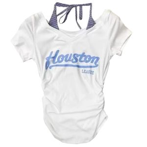 YUEZHONGWEI | American Style Hot Girl Short Sleeve Slim Fit Short T-shirt Women Summer New Arrival Belly Baring Top Korean Style Commute Wind